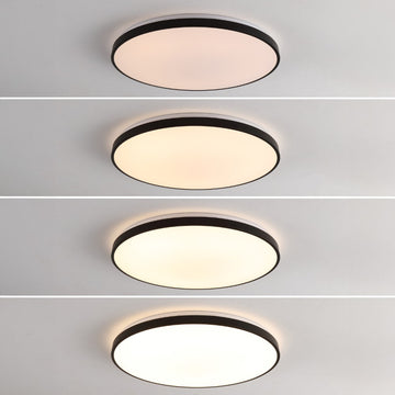 Astrid 21.25" Modern Minimalist Iron Circle Integrated LED Flush Mount - JONATHAN Y